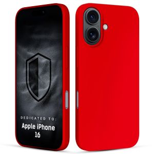 Silikónové puzdro pre Apple iPhone 16 - 3mk HARDY® Mellow Case™ Red