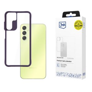 Puzdro na Samsung Galaxy A25 5G - 3mk Satin Armor Case+ Fialové