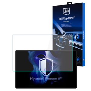 Matná ochranná fólia na displej navigácie pre Hyundai Tucson 8 inches (2020-2024) – 3mk TechWrap Matte™ Center Display