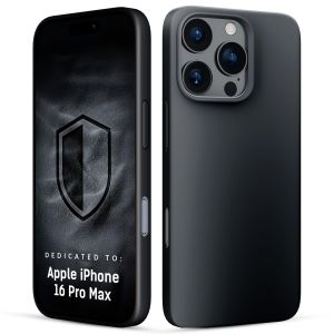 Silikónové puzdro s MagSafe pre Apple iPhone 16 Pro Max - 3mk HARDY® Mellow MagCase™ Black
