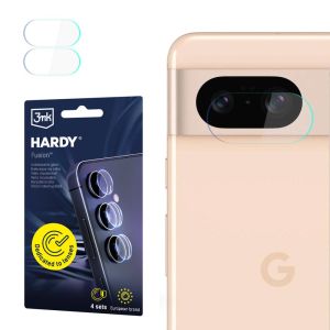 Sklíčko na objektív fotoaparátu pre Google Pixel 8 5G - 3mk HARDY® Fusion Lens Protection™