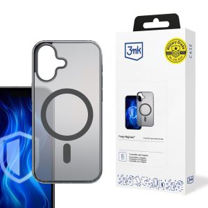 Puzdro na Apple iPhone 16 - 3mk Frosty MagCase Black