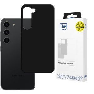Silikónové puzdro pre Samsung Galaxy S23 5G - 3mk HARDY® Mellow Case™ Black