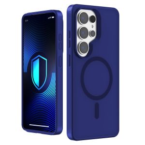 Dymové puzdro s MagSafe pre Samsung Galaxy S25 Ultra – 3mk HARDY® Hazy MagCase™ Blue