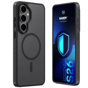 Dymové puzdro s MagSafe pre Samsung Galaxy S26 – 3mk HARDY® Hazy MagCase™ Black