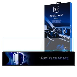 Matná ochranná fólia na displej prístrojového štítu pre AUDI RS Q8 2018-26 - 3mk TechWrap Matte Cluster™