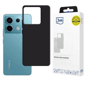 Silikónové puzdro pre Redmi Note 13 Pro 5G - 3mk HARDY® Mellow Case™ Black