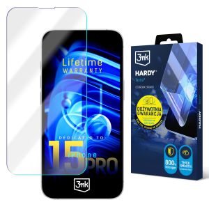 Superodolná fólia pre Apple iPhone 15 Pro - 3mk HARDY® Tectra™ (doživotná záruka)