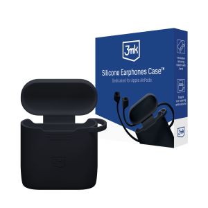 Puzdro na Apple AirPods 2nd gen. - 3mk Silicone AirPods Case Black