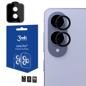 Sú tvrdené sklo na objektív fotoaparátu pre Samsung Galaxy S25 Edge - 3mk Lens Protection Pro Black