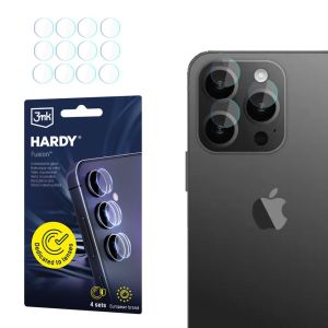 Sklo na objektív fotoaparátu pre Apple iPhone 15 Pro - 3mk HARDY® Fusion Lens Protection™