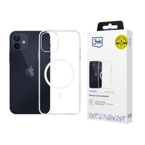 Puzdro na Apple iPhone 12/12 Pro - 3mk Clear MagCase