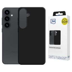 Silikónové puzdro s MagSafe pre Samsung Galaxy S25+ - 3mk HARDY® Mellow MagCase™ Black