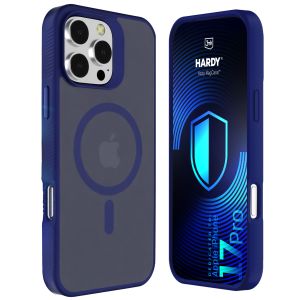 Dymové puzdro s MagSafe pre Apple iPhone 17 Pro – 3mk HARDY® Hazy MagCase™ Blue