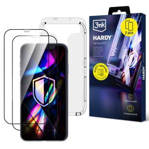 2x Tempered glass with applicator for Apple iPhone 11 Pro Max - 3mk HARDY® Hardura 9H™