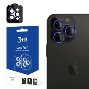 Sú tvrdené sklo na objektív fotoaparátu pre Apple iPhone 15 Pro Max - 3mk Lens Protection Pro Royal Blue
