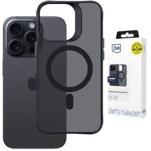 Dymové puzdro s MagSafe pre Apple iPhone 14 Pro – 3mk HARDY® Hazy MagCase™ Black