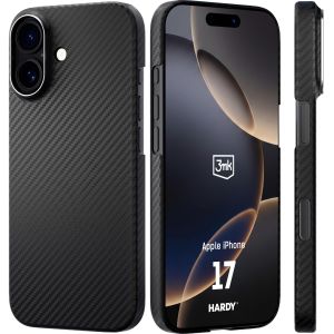 Puzdro z aramidového vlákna s MagSafe na Apple iPhone 17 - 3mk HARDY® Aramid MagCase™