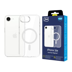 Pancierne etui s MagSafe na Apple iPhone 16E - 3mk EverClear MagCase