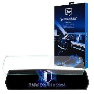 Matná ochranná fólia na displej navigácie pre BMW iX2 U10 2024- – 3mk TechWrap Matte™ Center Display