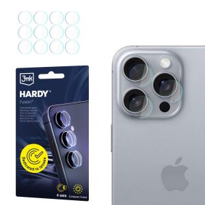 Sklo na objektív fotoaparátu pre Apple iPhone 16 Pro - 3mk HARDY® Fusion Lens Protection™