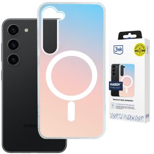 Holografické puzdro s MagSafe pre Samsung Galaxy S23 5G - 3mk HARDY® PrisMag Case™