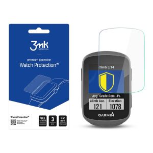 Ochranné sklo na displej smart hodinek Garmin Edge 130 Plus - 3mk Watch Protection