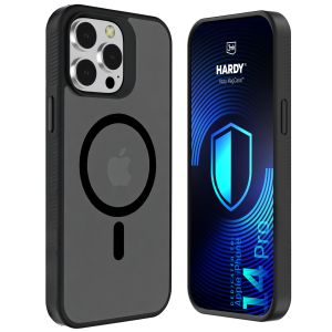 Dymové puzdro s MagSafe pre Apple iPhone 14 Pro – 3mk HARDY® Hazy MagCase™ Black