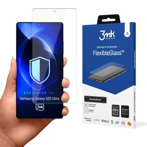 Nerozbitné hybridné sklo na Samsung Galaxy S25 Ultra - 3mk FlexibleGlass™