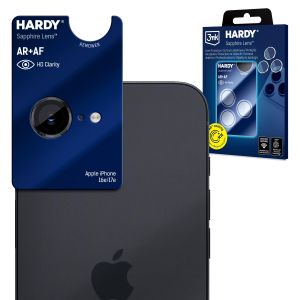 Zafírové sklo na objektív Apple iPhone 16E/ iPhone 17E - 3mk HARDY® Sapphire Lens™