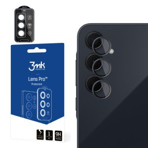 Sú tvrdené sklo na objektív fotoaparátu pre Samsung Galaxy A35 5G - 3mk Lens Protection Pro Black