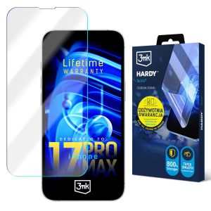 Superodolná fólia pre Apple iPhone 17 Pro Max - 3mk HARDY® Tectra™ (doživotná záruka)