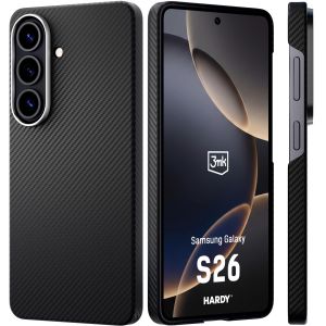 Puzdro z aramidového vlákna s MagSafe na Samsung Galaxy S26 - 3mk HARDY® Aramid MagCase™