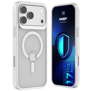Dymové puzdro s MagSafe pre Apple iPhone 17 Pro Max – 3mk HARDY® Hazy MagCase™ White