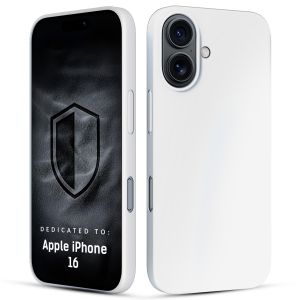 Silikónové puzdro s MagSafe pre Apple iPhone 16 - 3mk HARDY® Mellow MagCase™ White