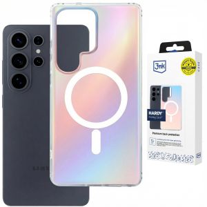Holografické puzdro s MagSafe pre Samsung Galaxy S26 Ultra - 3mk HARDY® PrisMag Case™