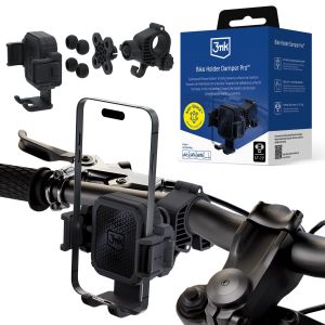 Tlmený držiak na telefón na bicykel/MTB/motocykel 3mk Bike Holder Damper Pro™