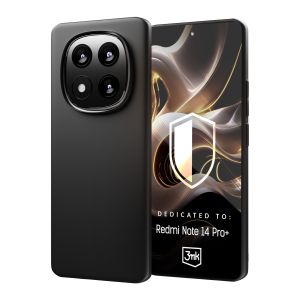 Puzdro na Redmi Note 14 Pro+ - 3mk Matt Case Black