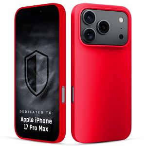 Silikónové puzdro pre Apple iPhone 17 Pro Max - 3mk HARDY® Mellow Case™ Red