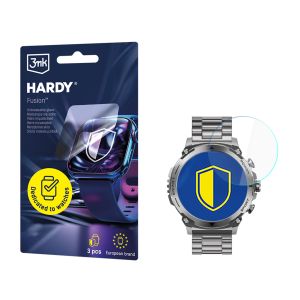 Hybridné sklo na smartwatch Garett Atom - 3mk HARDY® Fusion Watch Protection™