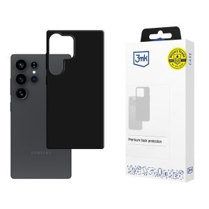 Silikónové puzdro pre Samsung Galaxy S25 Ultra - 3mk HARDY® Mellow Case™ Black