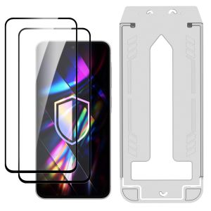 2x tempered glass with applicator for Samsung Galaxy A56 - 3mk HARDY® Hardura 9H™