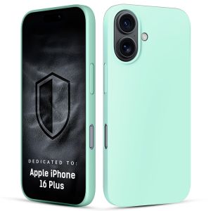 Silikónové puzdro s MagSafe pre Apple iPhone 16 Plus - 3mk HARDY® Mellow MagCase™ Teal