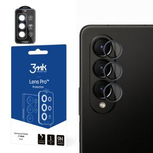 Sú tvrdené sklo na objektív fotoaparátu pre Samsung Galaxy Z Fold4 - 3mk Lens Protection Pro Black