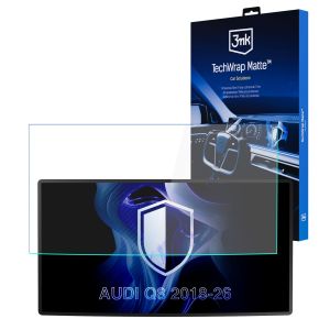 Matná ochranná fólia na displej prístrojového štítu pre AUDI Q8 2018-26 - 3mk TechWrap Matte Cluster™