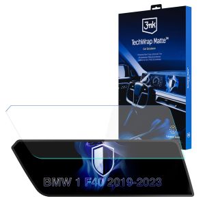 Matná ochranná fólia na displej navigácie pre BMW 1 F40 2019-23 – 3mk TechWrap Matte™ Center Display