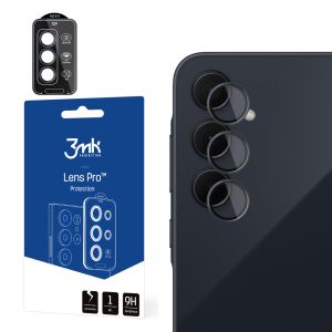 Sú tvrdené sklo na objektív fotoaparátu pre Samsung Galaxy A55 5G - 3mk Lens Protection Pro Black