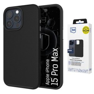 Pancierové puzdro s MagSafe na Apple iPhone 15 Pro Max - 3mk HARDY® Shockproof MagCase™