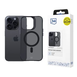 Puzdro na Apple iPhone 15 Pro - 3mk Smoke MagCase