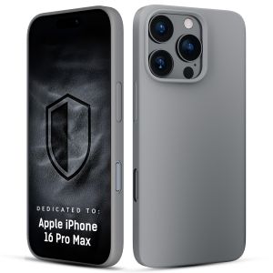 Puzdrá silikonové s MagSafe na Apple iPhone 16 Pro Max - 3mk HARDY® Mellow MagCase™ Natural Titanium